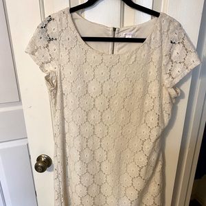 Xhilaration short sleeve lace mini dress. Size L